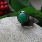 Prsten - Serpentin v mědi