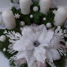 Adventní věnec-barva bílá