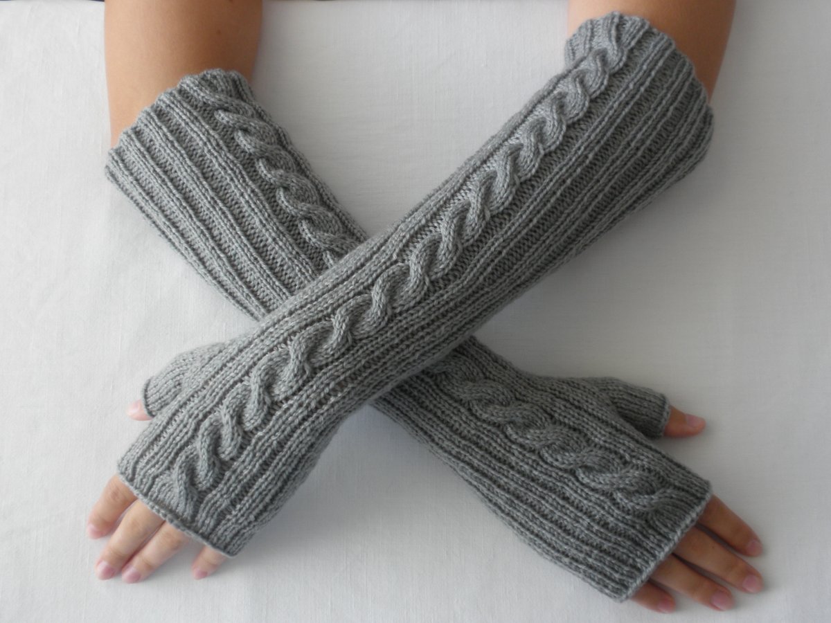 Rukavice - návleky dlouhé