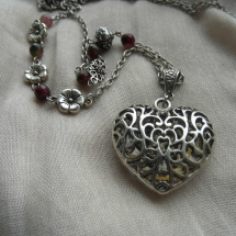 náhrdelník - srdce II.