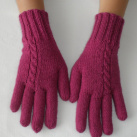 Rukavičky ve fuchsiové