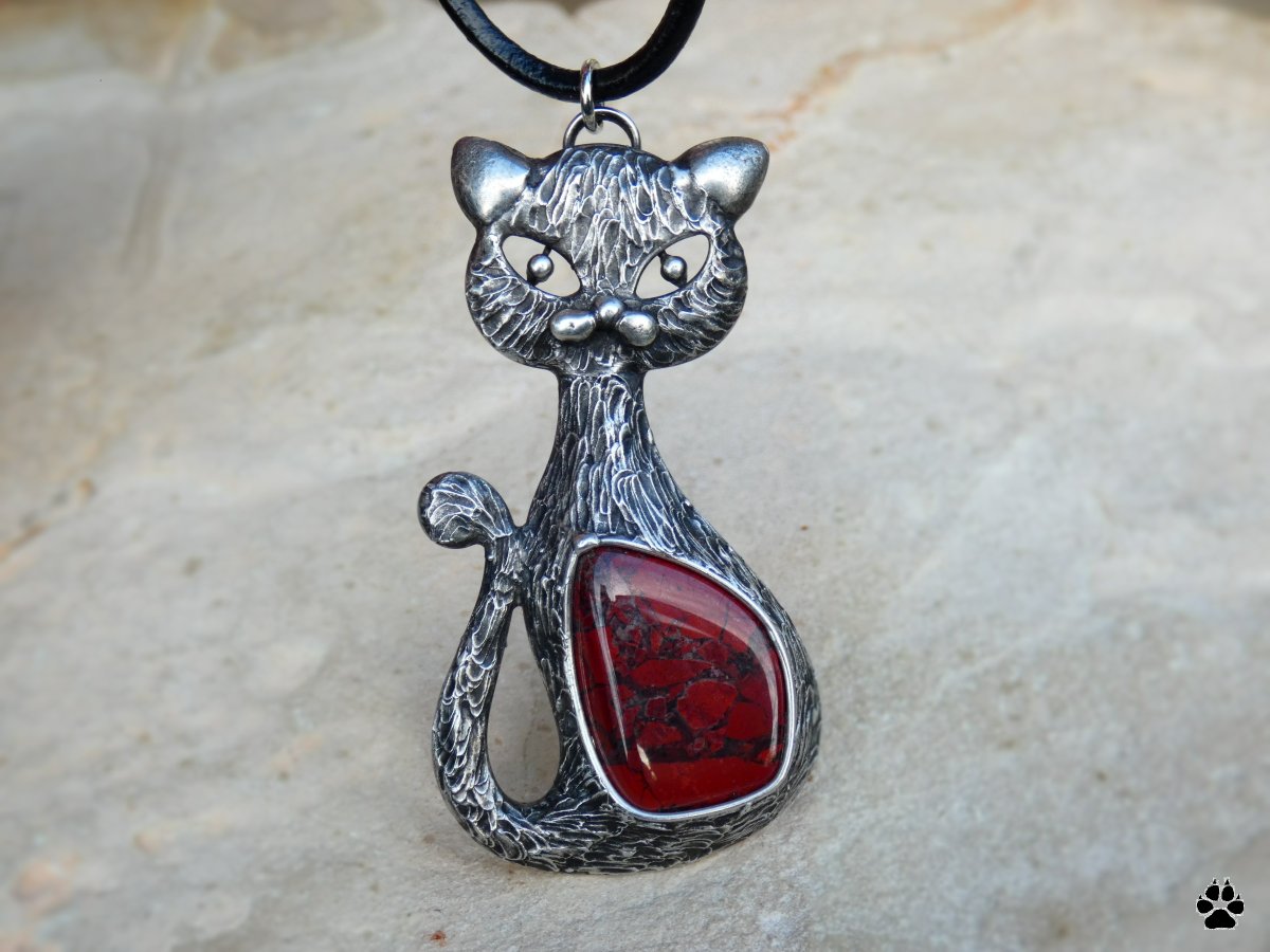 Kočička Pusy - jaspis brekcie 