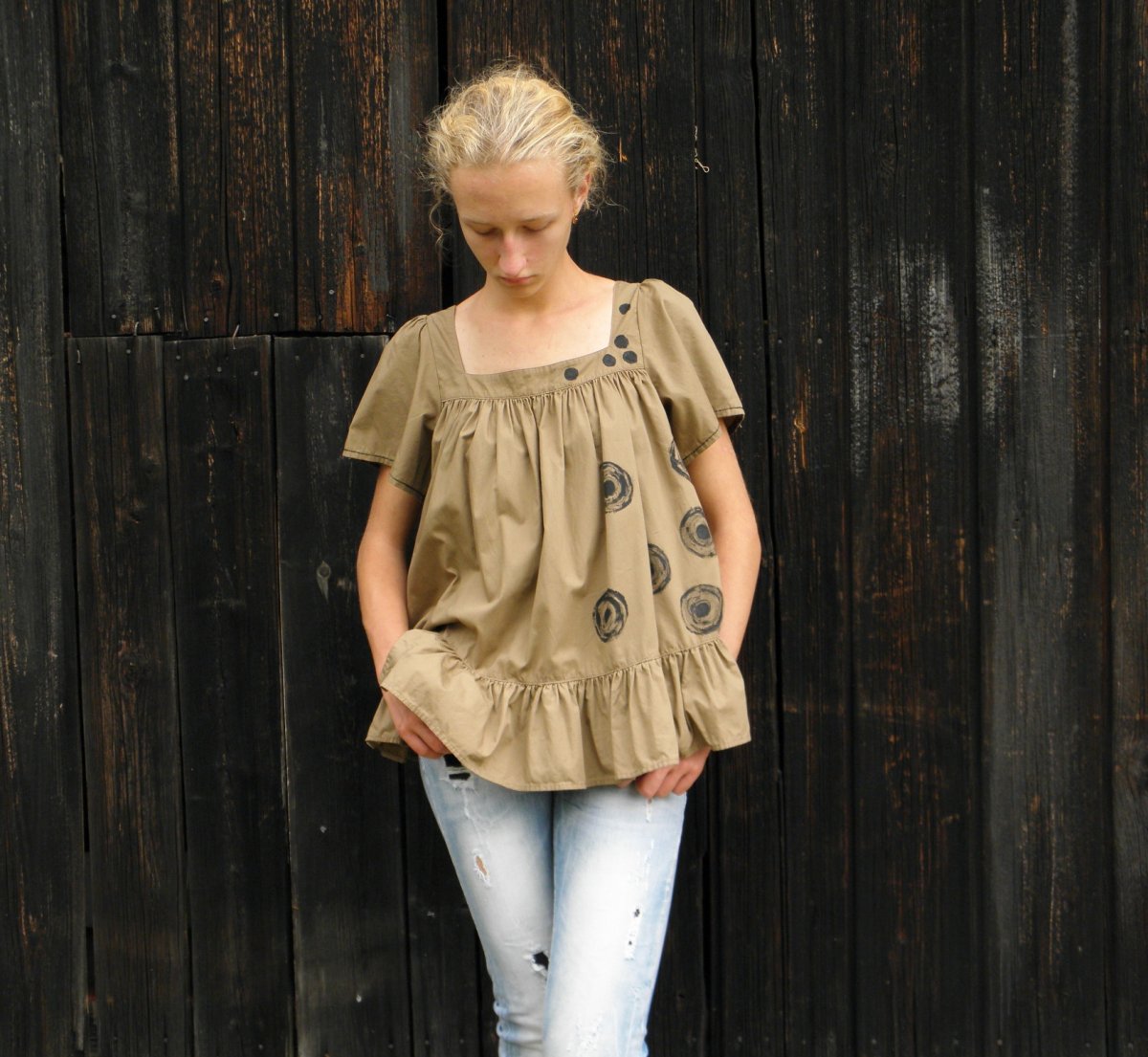 Tunika béžová S-L