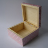 Dřevěná krabička 16 x 16 cm - Vintage