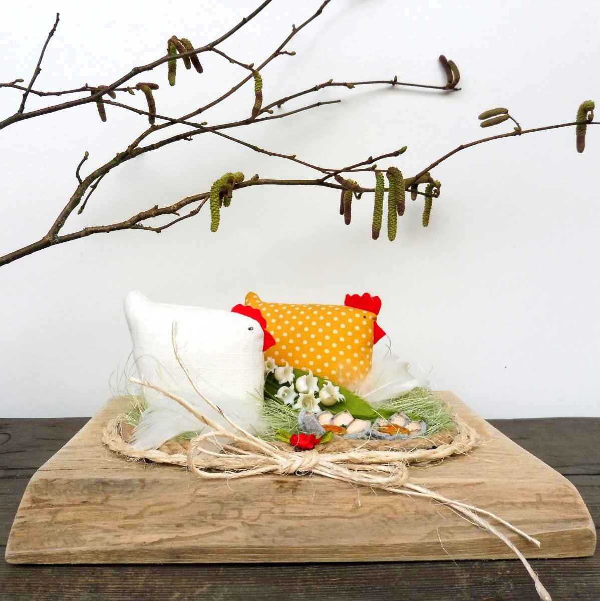 Velikonoční dekorace slepičky I.