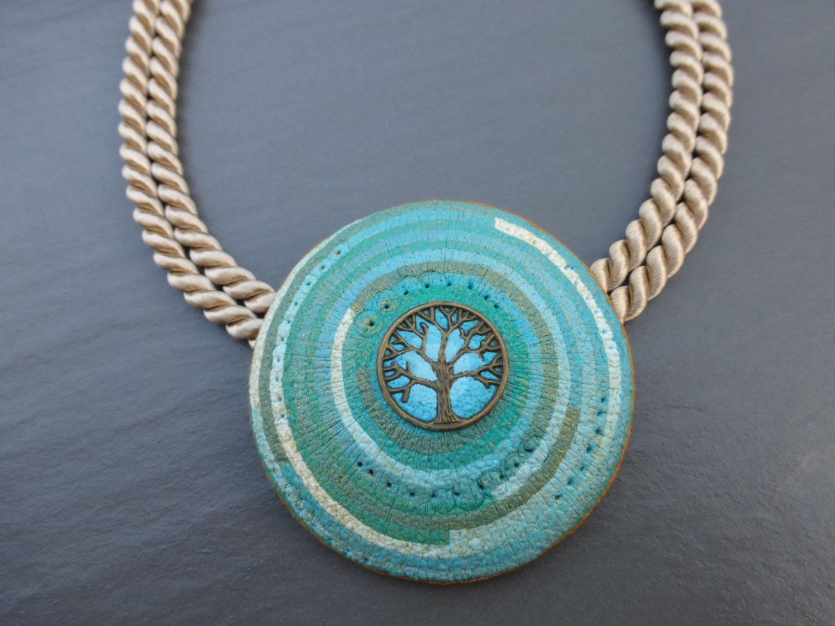 Přívěsek letorkuhy tyrkys strom