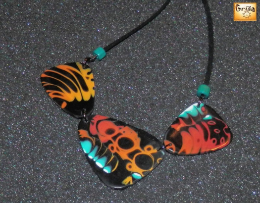 Mokume gane trio