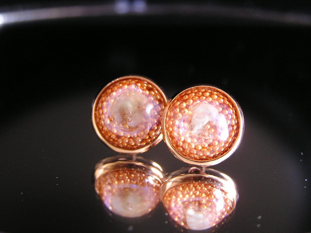 Náušnice " Akvamarínová očka"