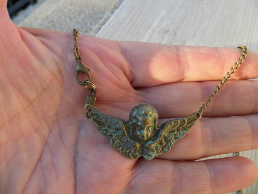 Náhrdelník - anděl s křídly
