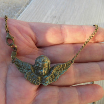 Náhrdelník - anděl s křídly