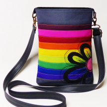 Duhovka crossbody velký květ