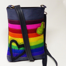Duhovka crossbody srdce