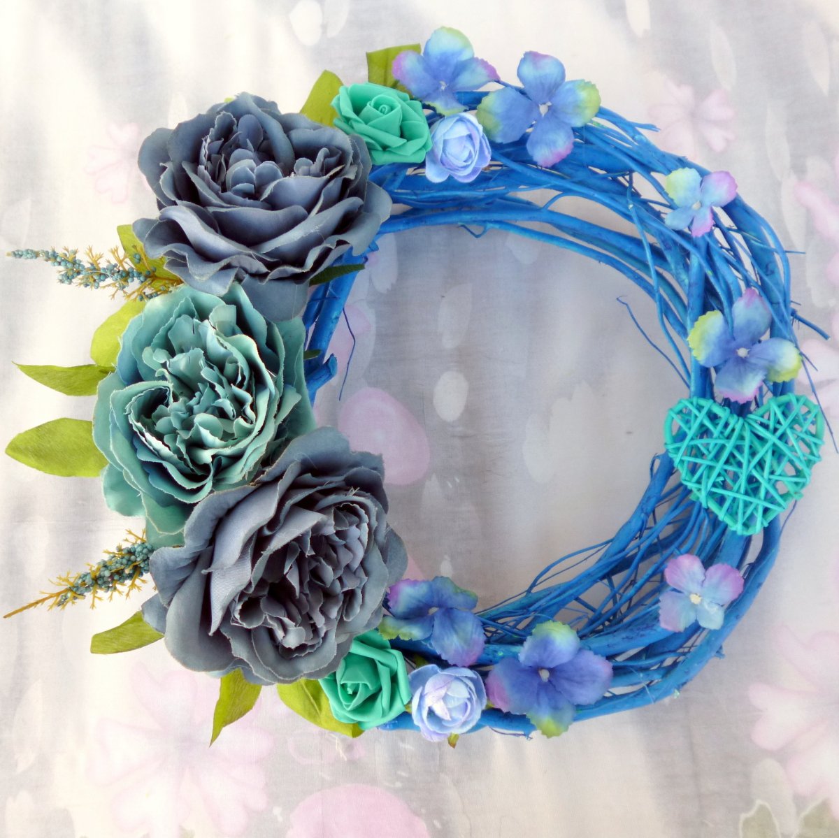 Léto v Provence_věnec na dveře