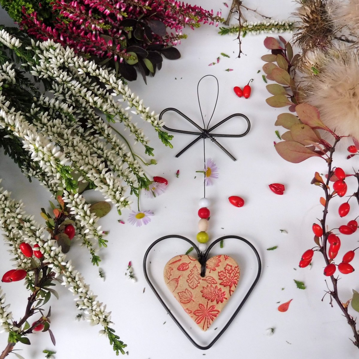 Srdíčko z lásky dané červené