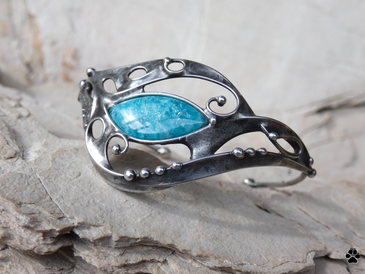 MOZAMBIK - náramek s amazonitem