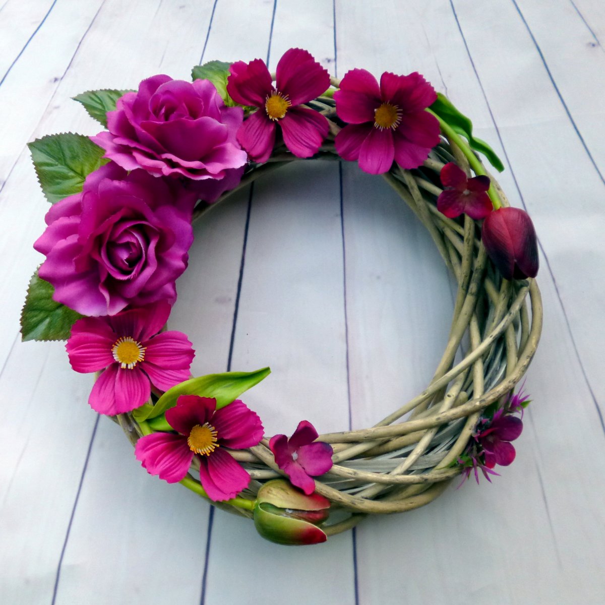 Čarovná zahrada_věnec na dveře