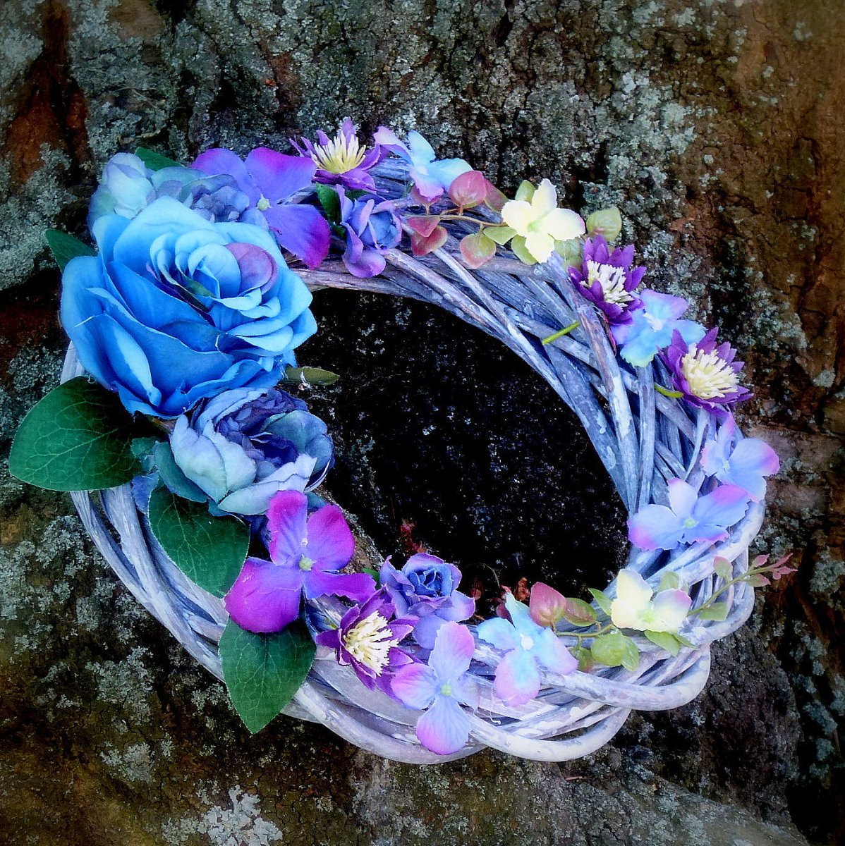 Po dešti_věnec na dveře