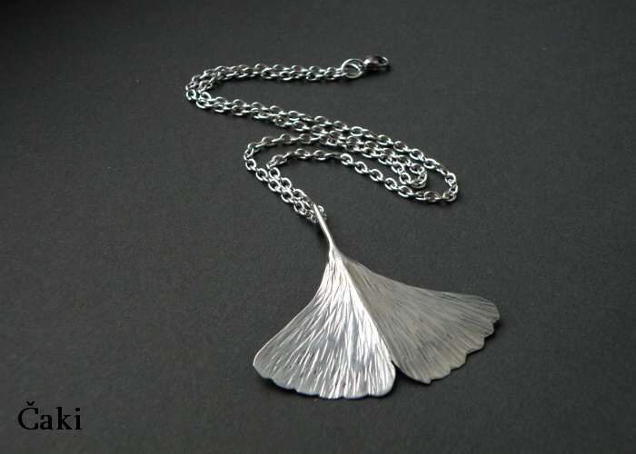 Jinan dvoulaločný z nerezu s řetízkem