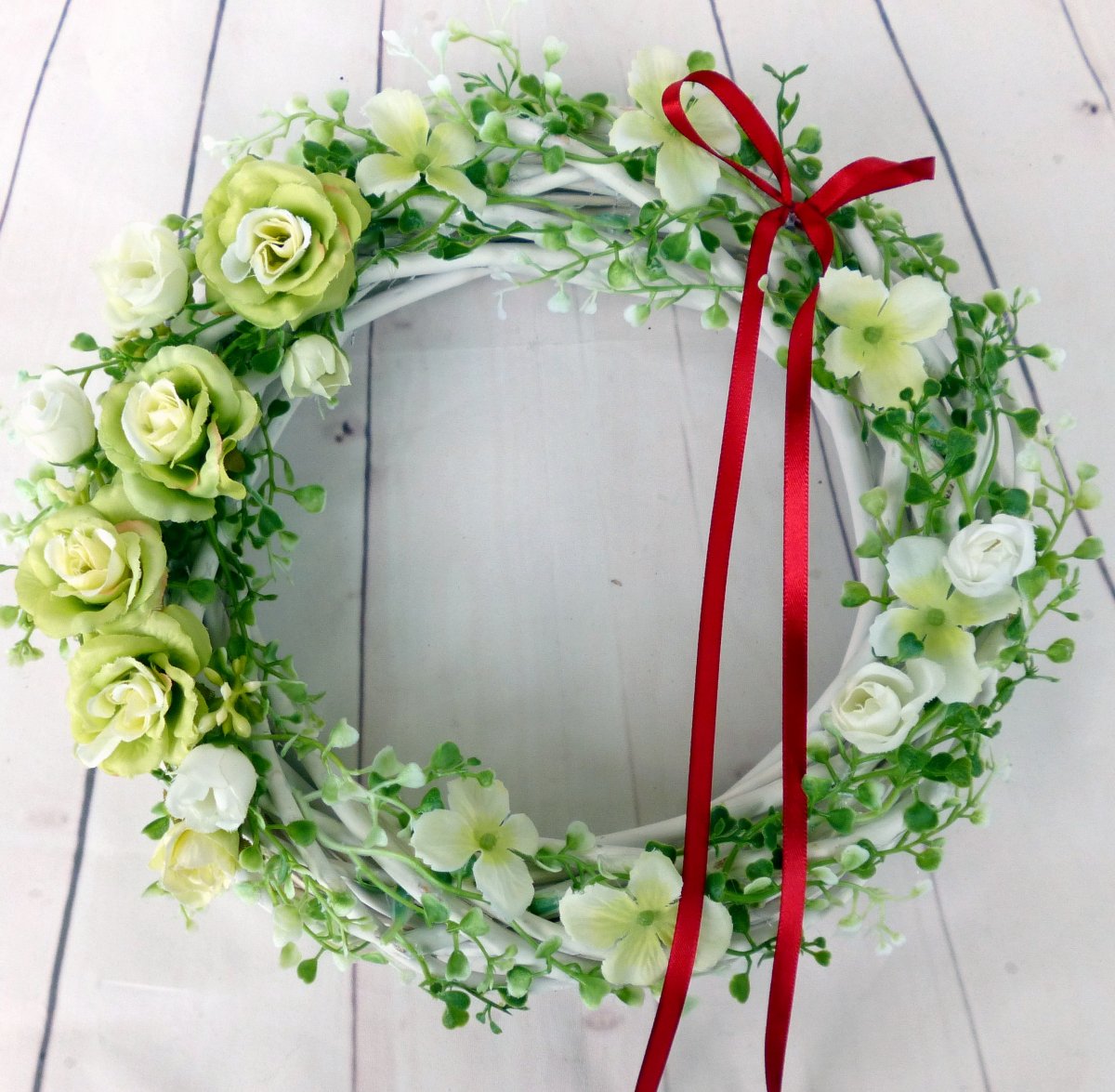 Zasněná_jarní věnec na dveře 