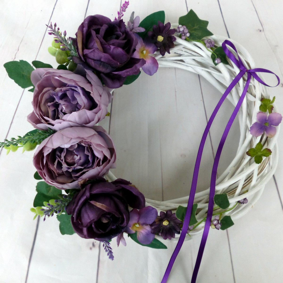 Sametový hlas_věnec na dveře