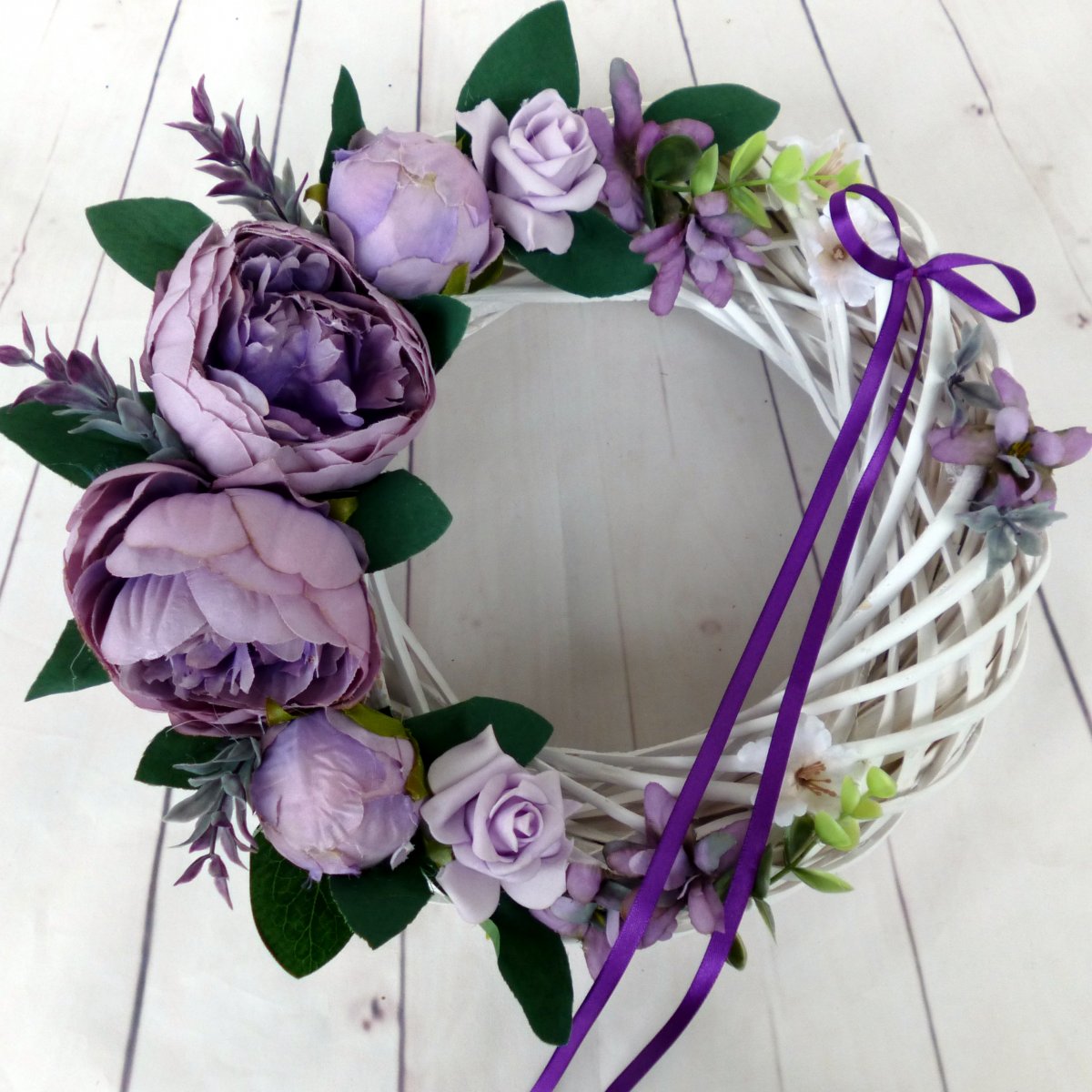 Ranní rosou_věnec na dveře