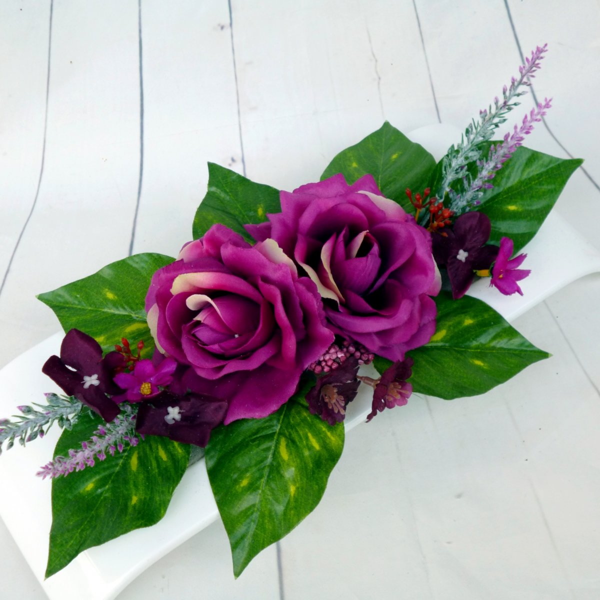 Wild Roses_dekorace na stůl