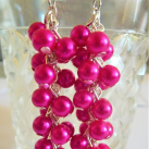 Tmavěrůžové dlouhé hrozno