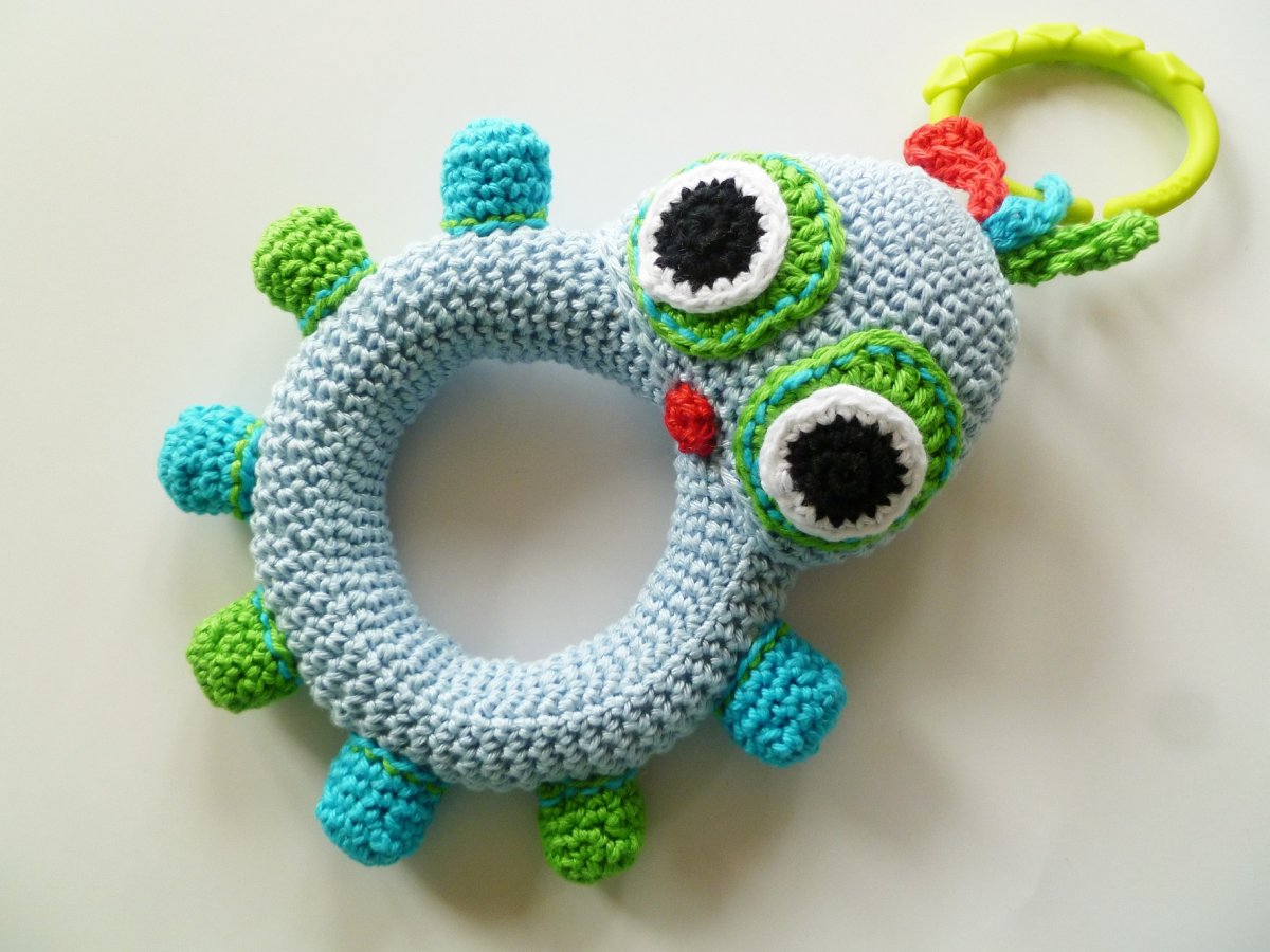 Chobotnička Emička - chrastítko