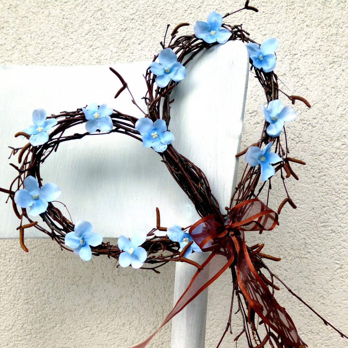 Co dělá bříza v zimě?_srdce na dveře