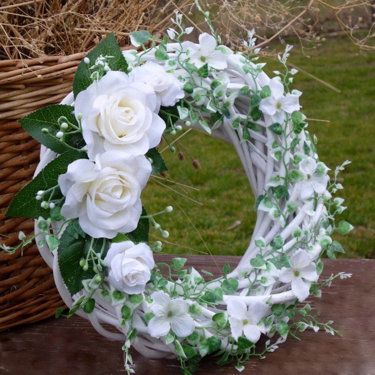 Jarní píseň_věnec na dveře