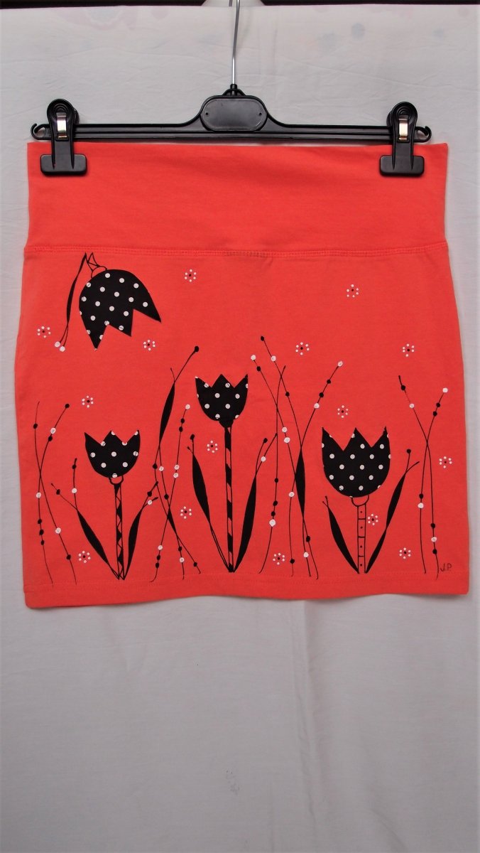TULIPÁNY V ORANŽÁDĚ (S/M) - sukně
