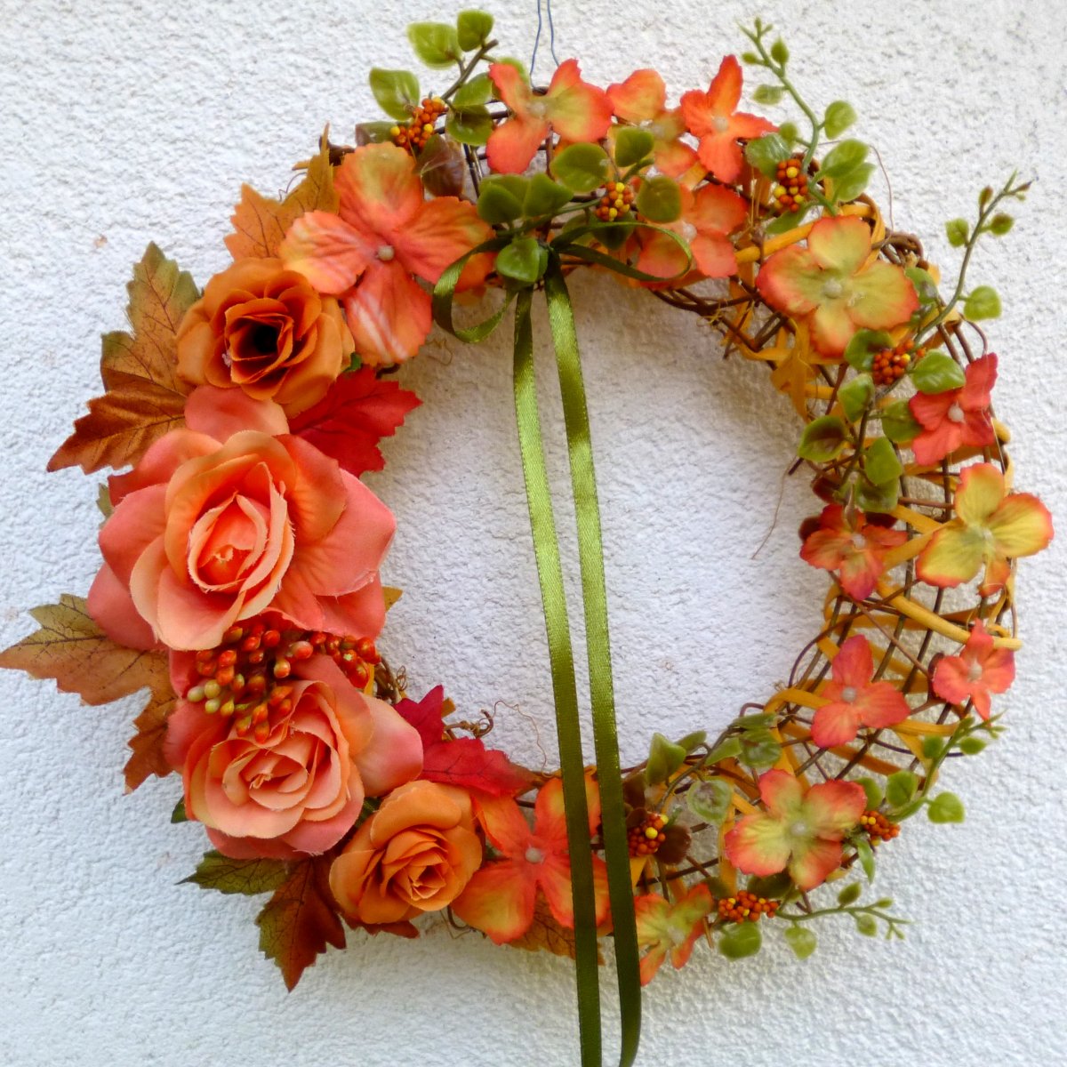 Když se usměješ_věnec na dveře