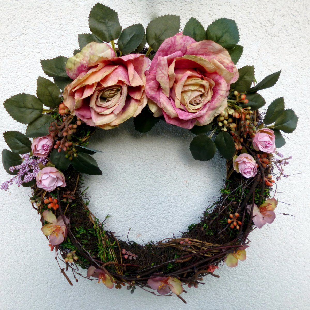 V barvách podzimu_věnec na dveře