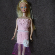 Barbie-Šatičky s organzou-růžové