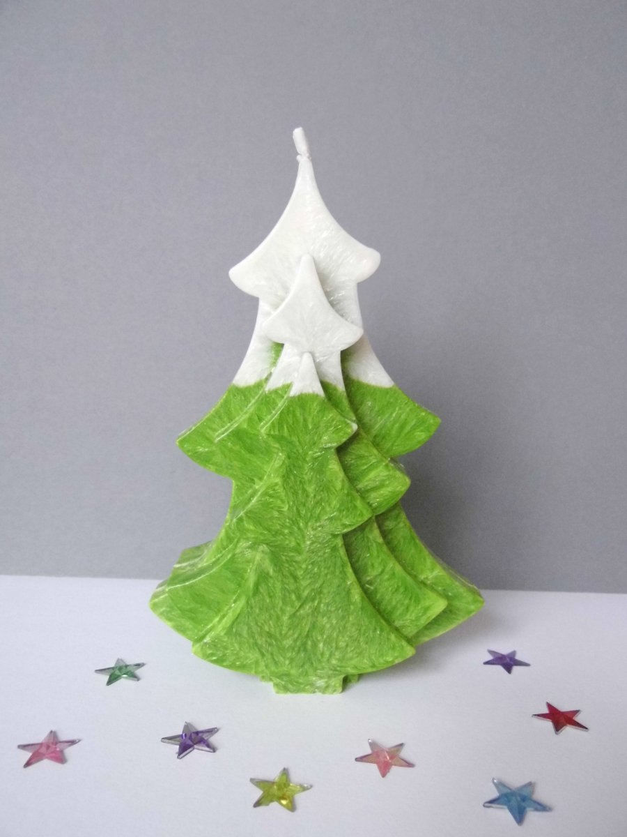 Svíčka - stromeček (trávově zelená)