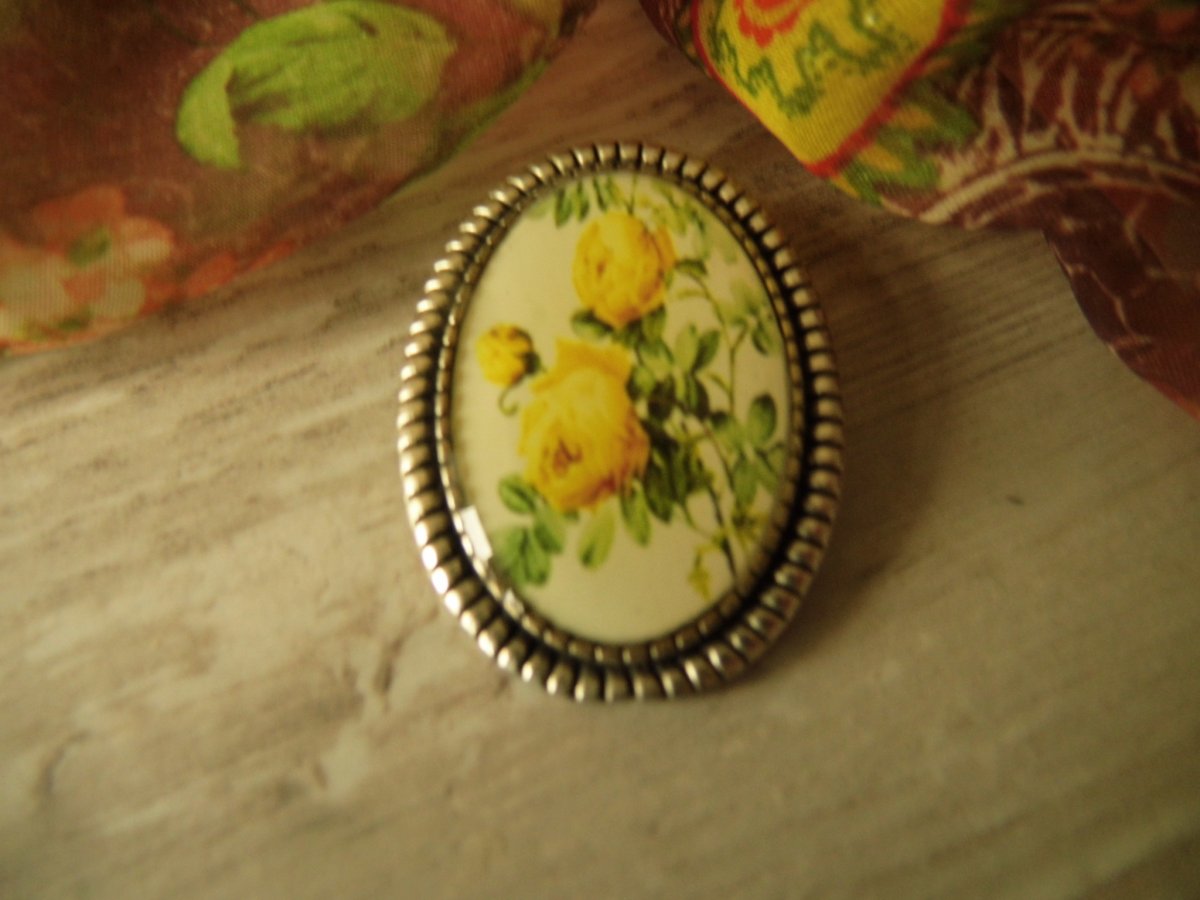 brož - pryskyřice /30x20mm/