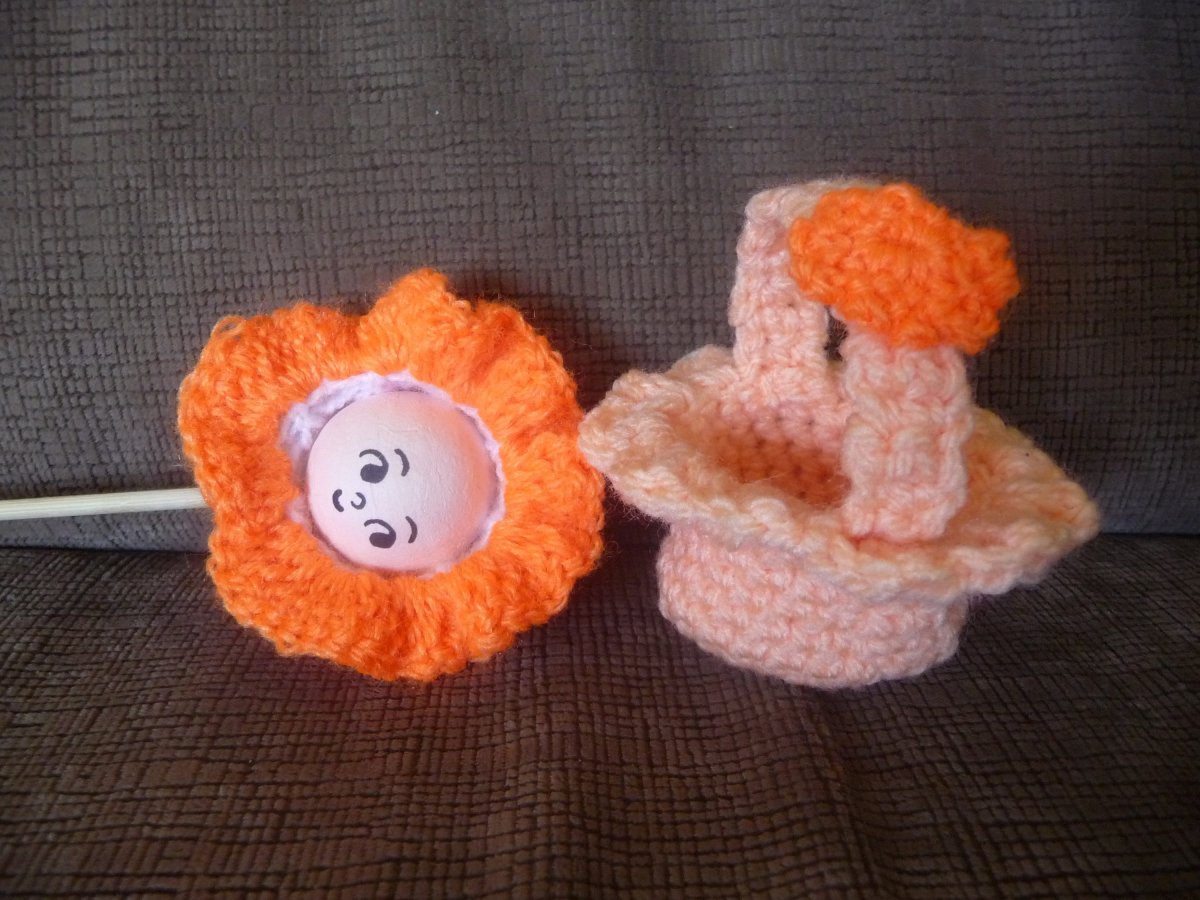 Kytičková panenka a košíček-sada lososová