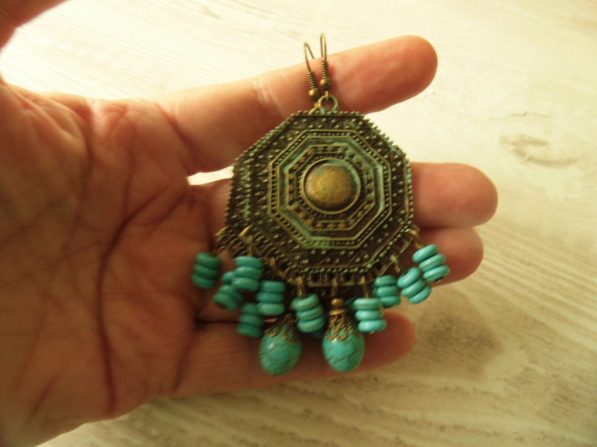 náušnice dlouhé visací