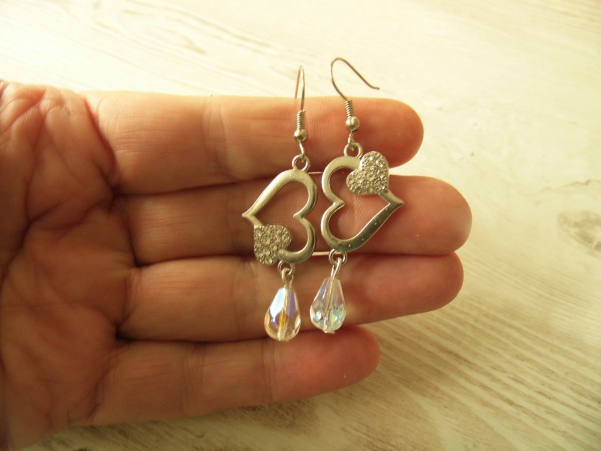 náušnice srdíčkové