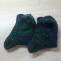 Ponožky melírky zelené 37-38