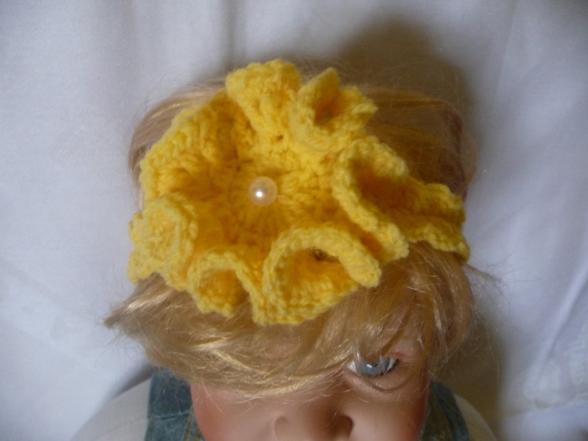 Čelenka pro malé slečny-sluníčková