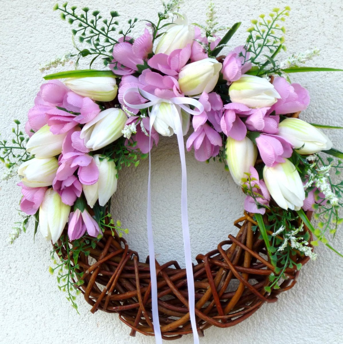 Fanfán Tulipán_věnec na dveře