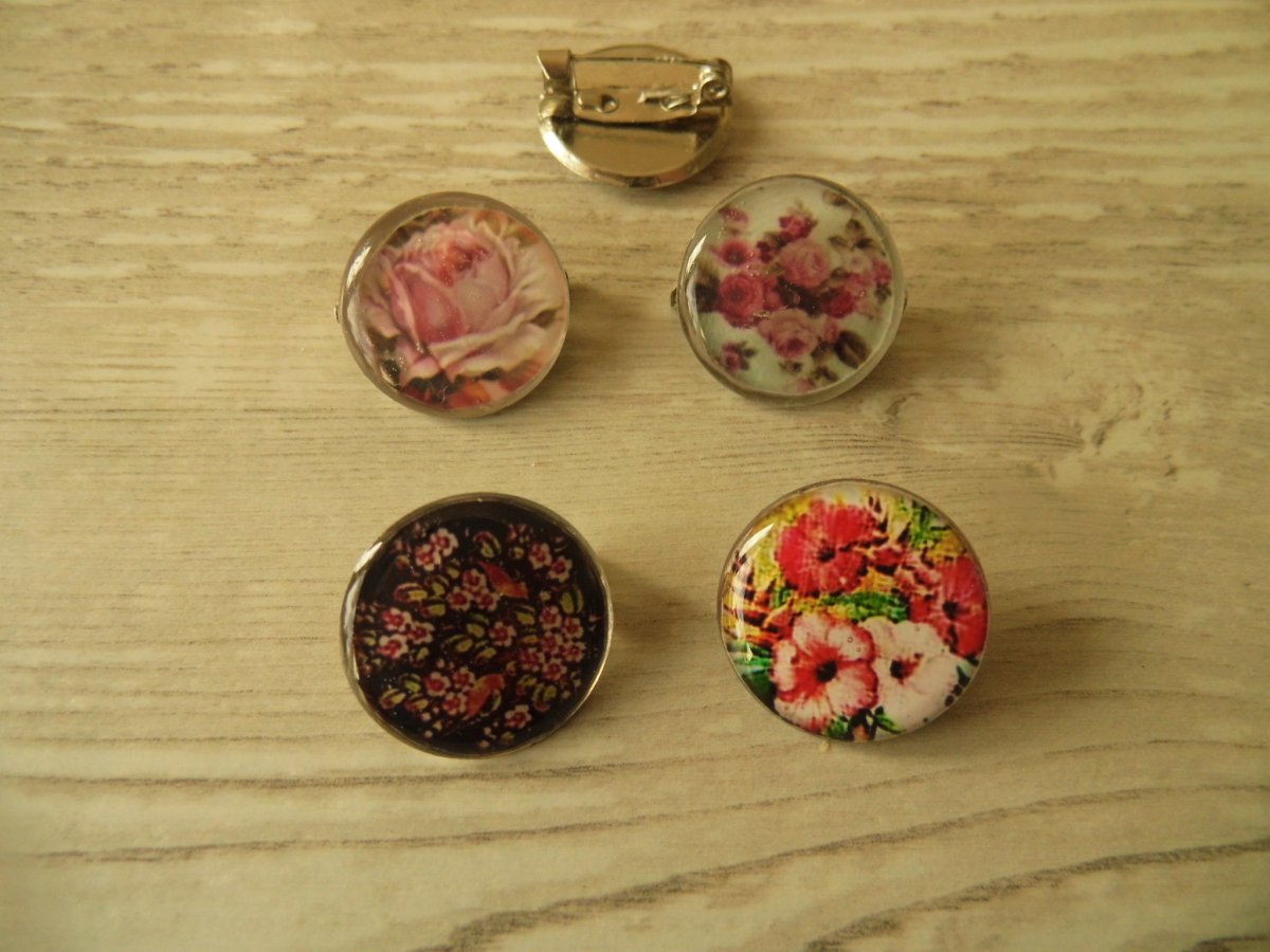 sada brožek / 4ks - 19mm/