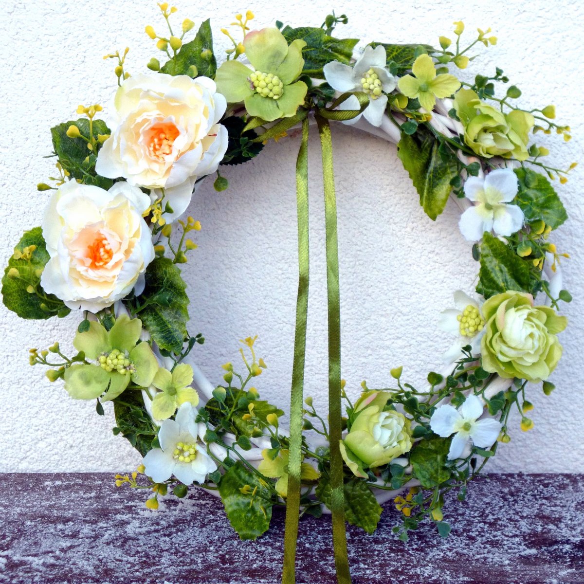 Věnec na dveře_ Jarní vánek