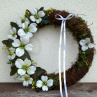 Přírodní věnec s klematisem_35 cm