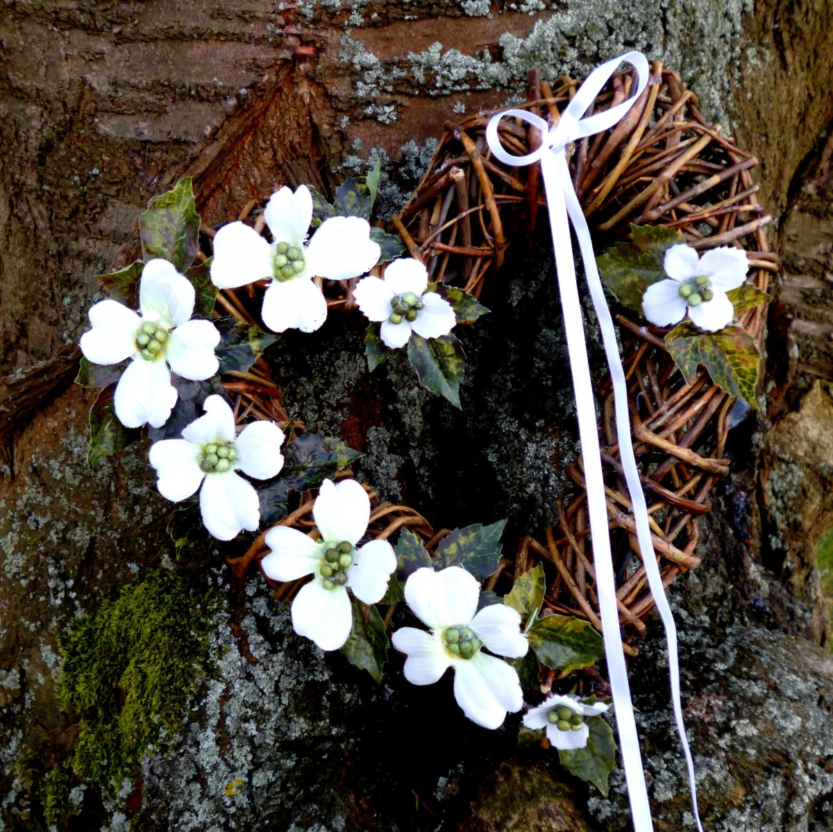 Srdce stromu s klematisem