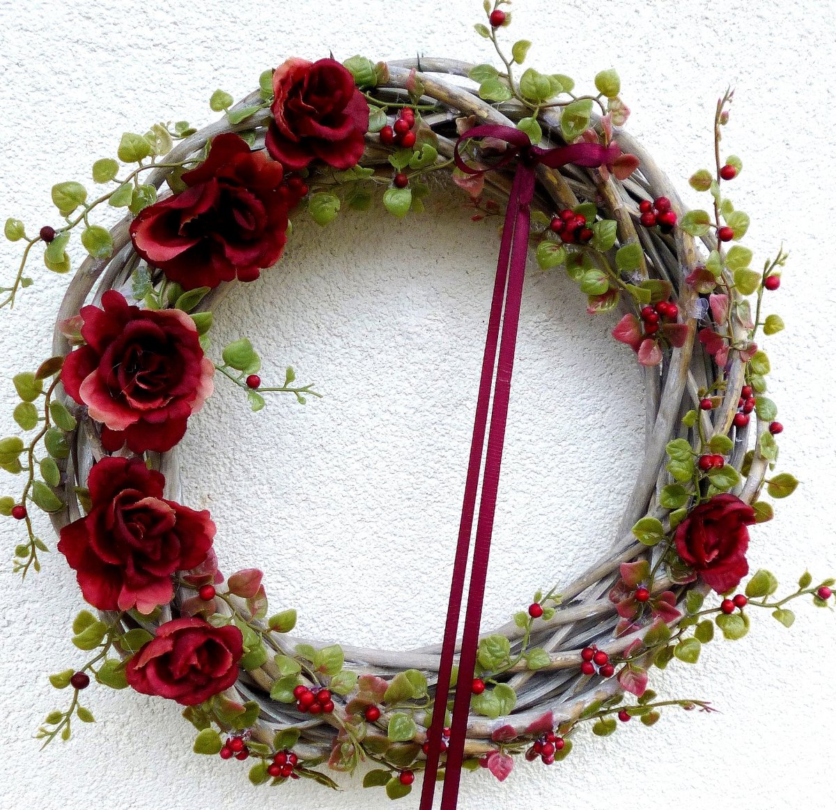 Láska jako trám_věnec na dveře