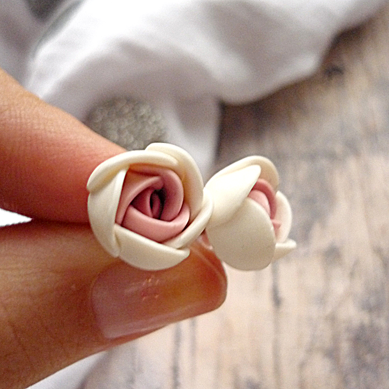 Růžičky-náušnice