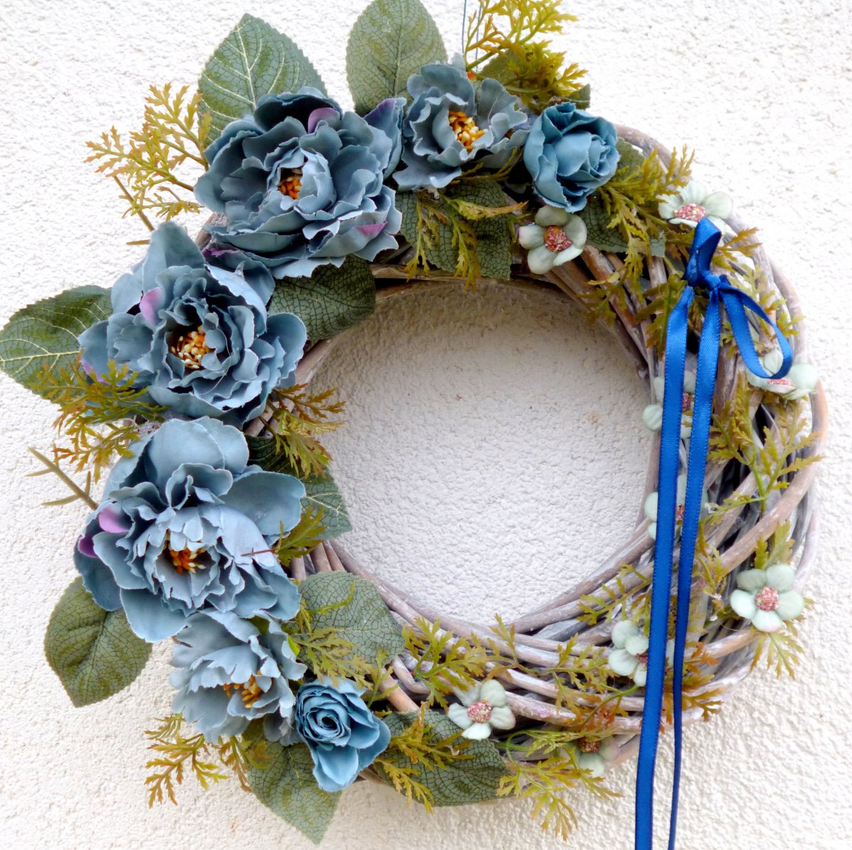 Věnec na dveře_Jeans Love