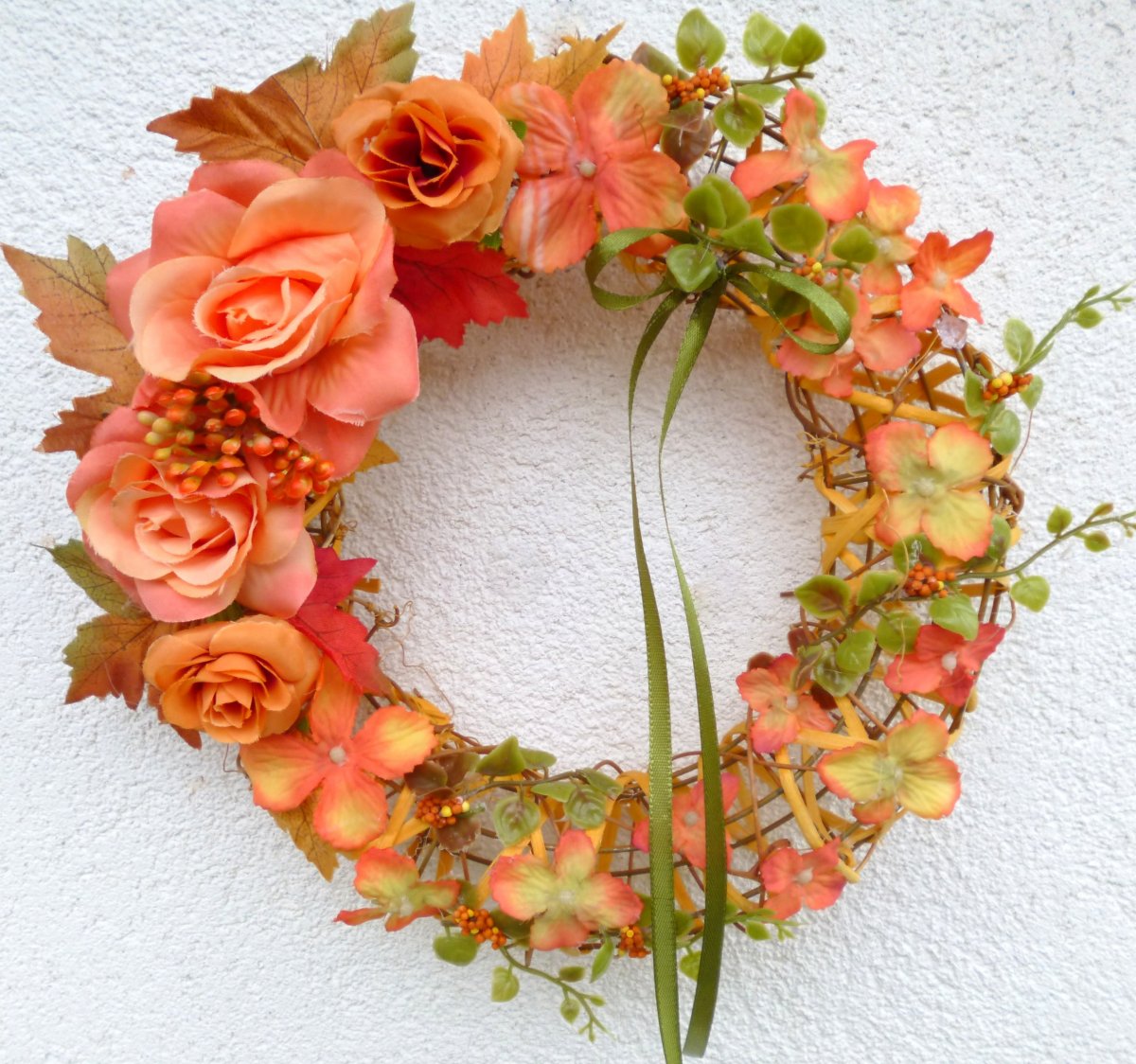 Když se usměješ_věnec na dveře